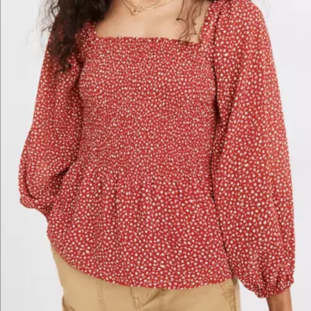 Madewell size S Lucie Peplum